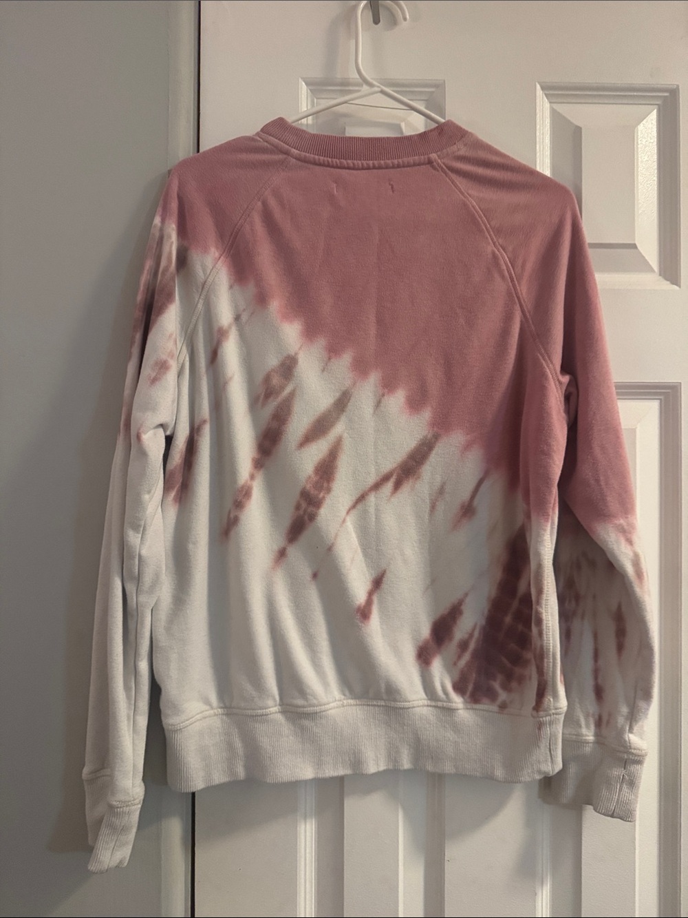 Spiritual Gangster Pink and White Tie-Dye Crewneck Sweatshirt - Picture 7 of 7